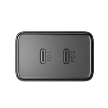 Заредете изображение във визуализатора на галерията – Joyroom JR-TCF09 fast charger 2x USB-C 40W - black
