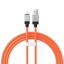 Заредете изображение във визуализатора на галерията – BASEUS cable USB to Apple Lightning 8-pin CoolPlay 2,4A 1m orange CAKW000407
