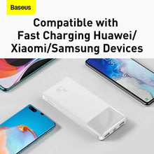 Заредете изображение във визуализатора на галерията – Power bank baseus bipow - 10 000mah lcd quick charge pd15w white ppdml-i01 - TopMag

