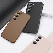 Заредете изображение във визуализатора на галерията – Dux Ducis Grit case for Samsung Galaxy S23 elegant cover made of artificial leather MagSafe black

