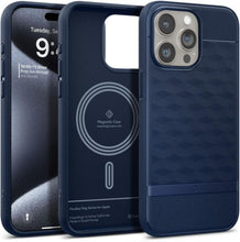 Заредете изображение във визуализатора на галерията – CASEOLOGY PARALLAX MAG MAGSAFE IPHONE 15 PRO MIDNIGHT BLUE
