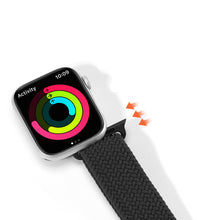 Заредете изображение във визуализатора на галерията – Dux Ducis Strap (Mixture II Version) Strap for Apple Watch Ultra, SE, 8, 7, 6, 5, 4, 3, 2, 1 (49, 45, 44, 42 mm) Braided Band Bracelet Black
