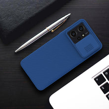Заредете изображение във визуализатора на галерията – Xiaomi Redmi Note 12 armored case with camera cover Nillkin CamShield Case - black
