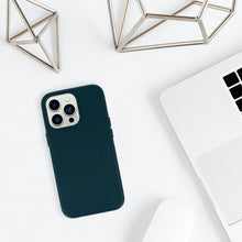 Заредете изображение във визуализатора на галерията – MagSafe Leather Case Iphone 14 Pro Navy
