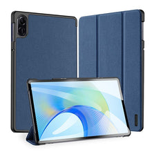 Заредете изображение във визуализатора на галерията – Dux Ducis Domo eco-leather case with stand for Honor Pad X9 11.5'' - blue

