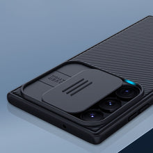 Заредете изображение във визуализатора на галерията – Nillkin CamShield Pro Case for Samsung Galaxy S23 Ultra cover with camera cover blue
