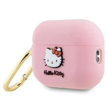 Заредете изображение във визуализатора на галерията – Hello Kitty Silicone 3D Kitty Head case for AirPods Pro 2 (2022/2023) - pink
