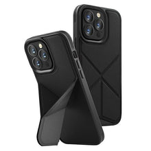 Заредете изображение във визуализатора на галерията – Uniq case Transforma iPhone 14 Pro 6.1" Magclick Charging black/ebony black
