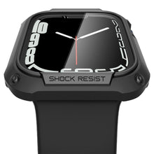Заредете изображение във визуализатора на галерията – Spigen TOUGH ARMOR Apple Watch 7 (45MM) BLACK
