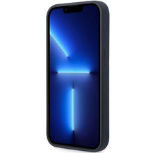 Заредете изображение във визуализатора на галерията – Case BMW BMHCP14XSTRONG iPhone 14 Pro Max 6.7" navy blue/navy Silicone Metal Logo
