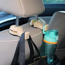Заредете изображение във визуализатора на галерията – Hanger / hook / organizer for shopping on the headrest + mobile holder hm-590 black - TopMag

