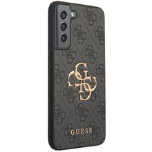 Заредете изображение във визуализатора на галерията – Guess GUHCS23M4GMGGR S23+ S916 grey/grey hardcase 4G Big Metal Logo
