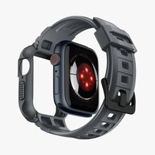 Заредете изображение във визуализатора на галерията – Spigen Rugged Armor Pro Case for Apple Watch 4 / 5 / 6 / 7 / 8 / 9 / SE (44 / 45 mm) - Dark Gray
