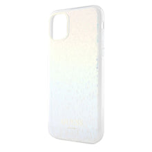 Заредете изображение във визуализатора на галерията – Original faceplate case GUESS GUHCN61HDECMI for iPhone 11 (IML Faceted Mirror / disco iridescent)
