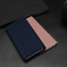 Заредете изображение във визуализатора на галерията – Dux Ducis Skin Pro Case for Xiaomi 13 Lite Flip Card Wallet Stand Pink
