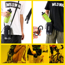 Заредете изображение във визуализатора на галерията – WILDMAN Bicycle bag R1 waterproof 1L for bottle black
