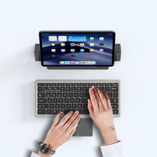 Заредете изображение във визуализатора на галерията – Dux Ducis OK Series wireless Bluetooth keyboard with touchpad - black
