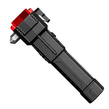 Заредете изображение във визуализатора на галерията – LED Flashlight LT2 Rescue (hammer, belt cutter, magnet) waterproof red
