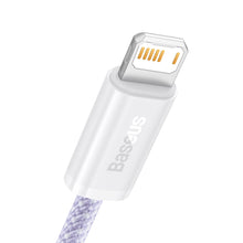 Заредете изображение във визуализатора на галерията – Baseus Dynamic 2 Series USB-A - Lightning 2.4A 480Mbps cable 1m purple
