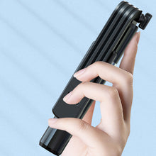 Заредете изображение във визуализатора на галерията – Selfie Stick MINI - with detachable bluetooth remote control and tripod - P40S BLACK
