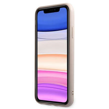 Заредете изображение във визуализатора на галерията – Original Case GUESS - 4G Stripe Collection GUHCN61G4GLPI - IPhone 11/Xr Pink
