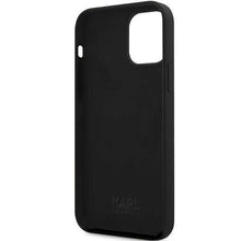Заредете изображение във визуализатора на галерията – Karl Lagerfeld KLHCP12MSNCHBCK iPhone 12 /12 Pro 6.1" hardcase black/black Silicone Choupette
