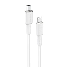 Заредете изображение във визуализатора на галерията – Acefast cable type c to lightning 8-pin mfi 3a pd30w c2-01 silicone 1,2m white
