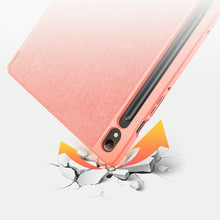 Заредете изображение във визуализатора на галерията – Dux Ducis Domo Samsung Galaxy Tab S9 FE case with stand - pink
