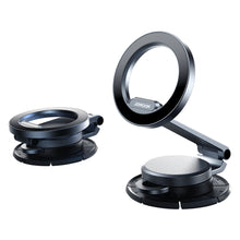Заредете изображение във визуализатора на галерията – Joyroom Magnetic Car Phone Holder on Dashboard Black(JR-ZS373)

