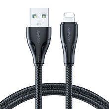 Заредете изображение във визуализатора на галерията – Joyroom USB - Lightning 2.4A cable Surpass Series 2 m black (S-UL012A11)
