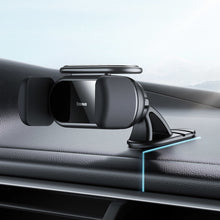 Заредете изображение във визуализатора на галерията – Baseus Steel Cannon Pro solar automatic cockpit car holder black (SUGP010001)
