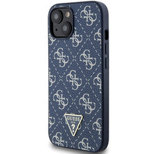 Заредете изображение във визуализатора на галерията – Original Case GUESS hardcase 4G Triangle Metal Logo GUHCP15MPG4GPB for Iphone 14 Plus/ 15 Plus blue
