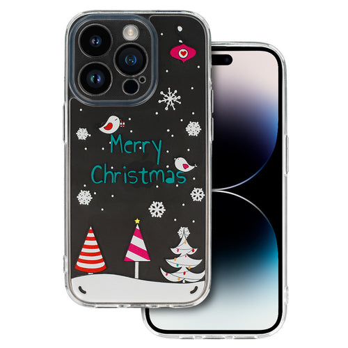 TEL PROTECT Christmas Case for Samsung A24 4G/A25 5G Design 4 Clear