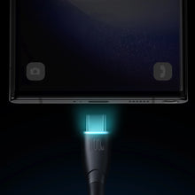 Заредете изображение във визуализатора на галерията – Joyroom Starry series SA32-AC6 100W USB-A / USB-C cable 1m - black
