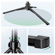 Заредете изображение във визуализатора на галерията – Ugreen LP680 selfie stick with stand and Bluetooth remote control 1.8m - black
