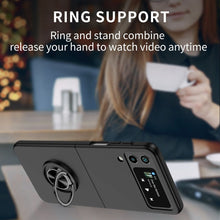 Заредете изображение във визуализатора на галерията – Forcell kong ring case for samsung galaxy z flip 4 5g black
