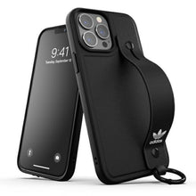 Заредете изображение във визуализатора на галерията – Adidas OR Hand Strap Case iPhone 13 Pro Max 6.7" black/black 47139
