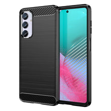 Заредете изображение във визуализатора на галерията – Flexible carbon pattern case for Samsung Galaxy M54 Carbon Case - black
