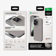 Заредете изображение във визуализатора на галерията – Amazing Thing Smoothie Magsafe Case IP156.1PSMGY for Iphone 15 Pro titanium
