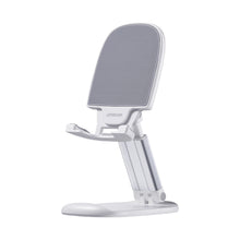 Заредете изображение във визуализатора на галерията – Joyroom JR-ZS371 foldable stand for tablet phone with height adjustment - white

