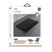 Заредете изображение във визуализатора на галерията – UNIQ etui Yorker Kanvas Plus iPad Air /Pro 10,5" (2019) czarny/black
