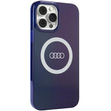 Заредете изображение във визуализатора на галерията – Audi IML Big Logo MagSafe case for iPhone 13 Pro Max - blue
