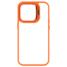 Заредете изображение във визуализатора на галерията – Tel Protect Kickstand case + camera glass (lens) for Iphone 15 Pro orange
