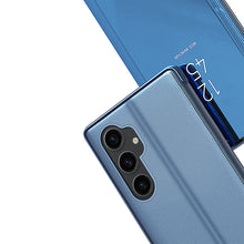 Заредете изображение във визуализатора на галерията – Hard Flip Case for Samsung Galaxy S23 FE Clear View Case - Blue
