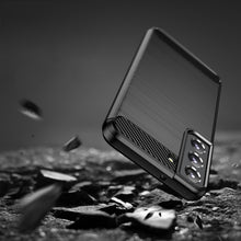 Заредете изображение във визуализатора на галерията – Carbon Case case for Samsung Galaxy S23+ flexible silicone carbon cover black

