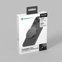 Заредете изображение във визуализатора на галерията – Amazing Thing Induction charger Magsafe Thunder Pro TP16MBK - 15W with Type C to Type C cable black
