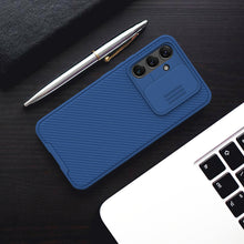 Заредете изображение във визуализатора на галерията – Nillkin CamShield Pro Case for Samsung Galaxy A54 5G cover with camera cover blue

