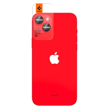 Заредете изображение във визуализатора на галерията – Spigen OPTIK.TR ”EZ FIT” CAMERA PROTECTOR 2-PACK IPHONE 14 / 14 PLUS RED
