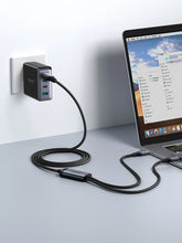 Заредете изображение във визуализатора на галерията – 2 in 1 cable Joyroom speedy series SA21-1T2 USB-C - USB-C / Lightning 100W 1.5m black
