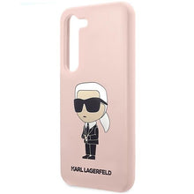 Заредете изображение във визуализатора на галерията – Karl Lagerfeld KLHCS23SSNIKBCP S23 S911 hardcase pink/pink Silicone Ikonik
